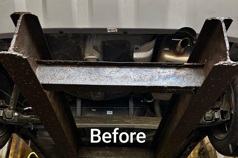 Underbody Corrosion Before Anti-Rust Treatment Thane